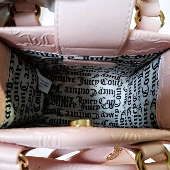 The Juicy Couture All About the Bling Mini Tote in Pink Diamond NWOT - Picture 9 of 10
